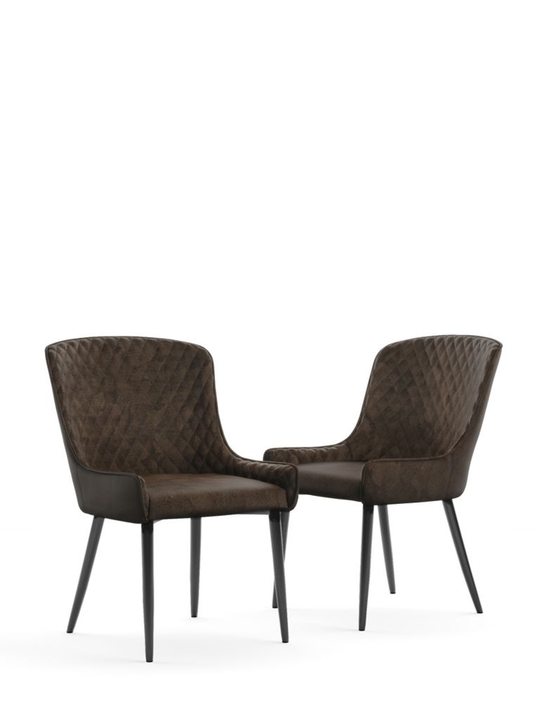 Set of 2 Braxton Dining Chairs 2 of 8