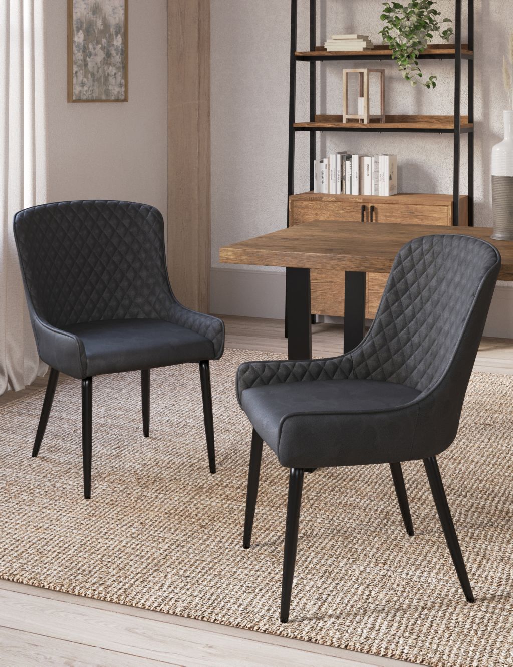Set of 2 Braxton Dining Chairs 3 of 7