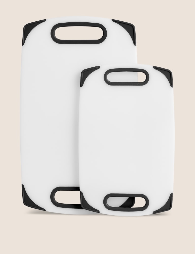 White plastic chopping board clearance