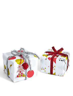 Set of 2 Christmas Icons Luxury Wrap Pack Image 2 of 6