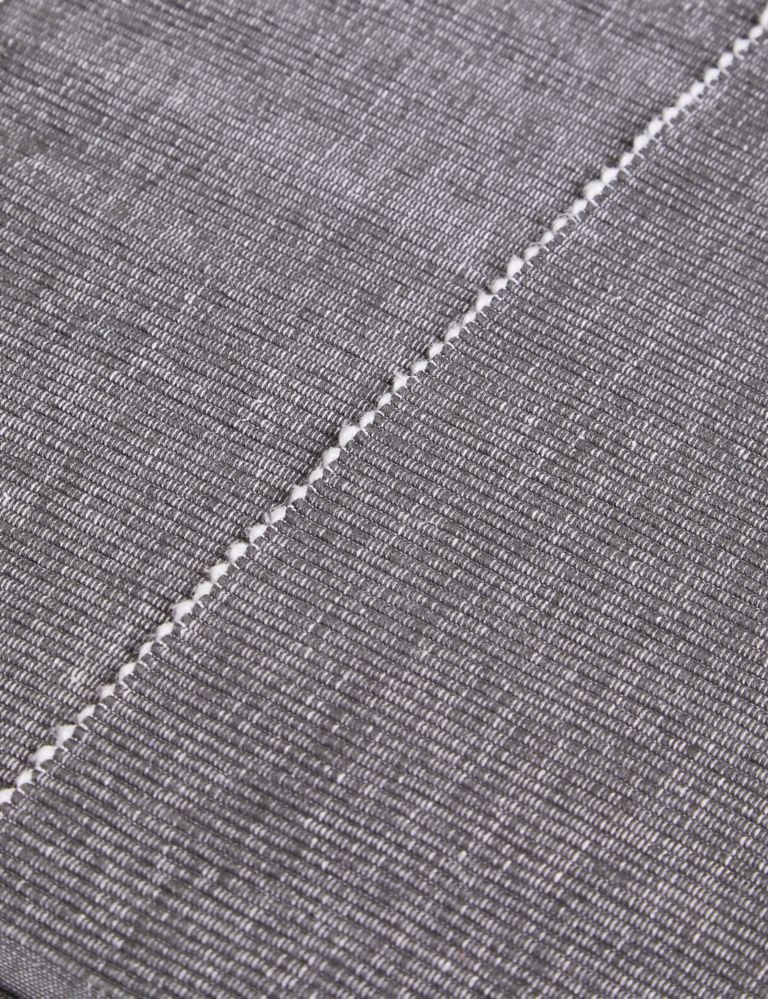 Set of 2 Cotton Rich Ribbed Woven Placemats 3 of 3
