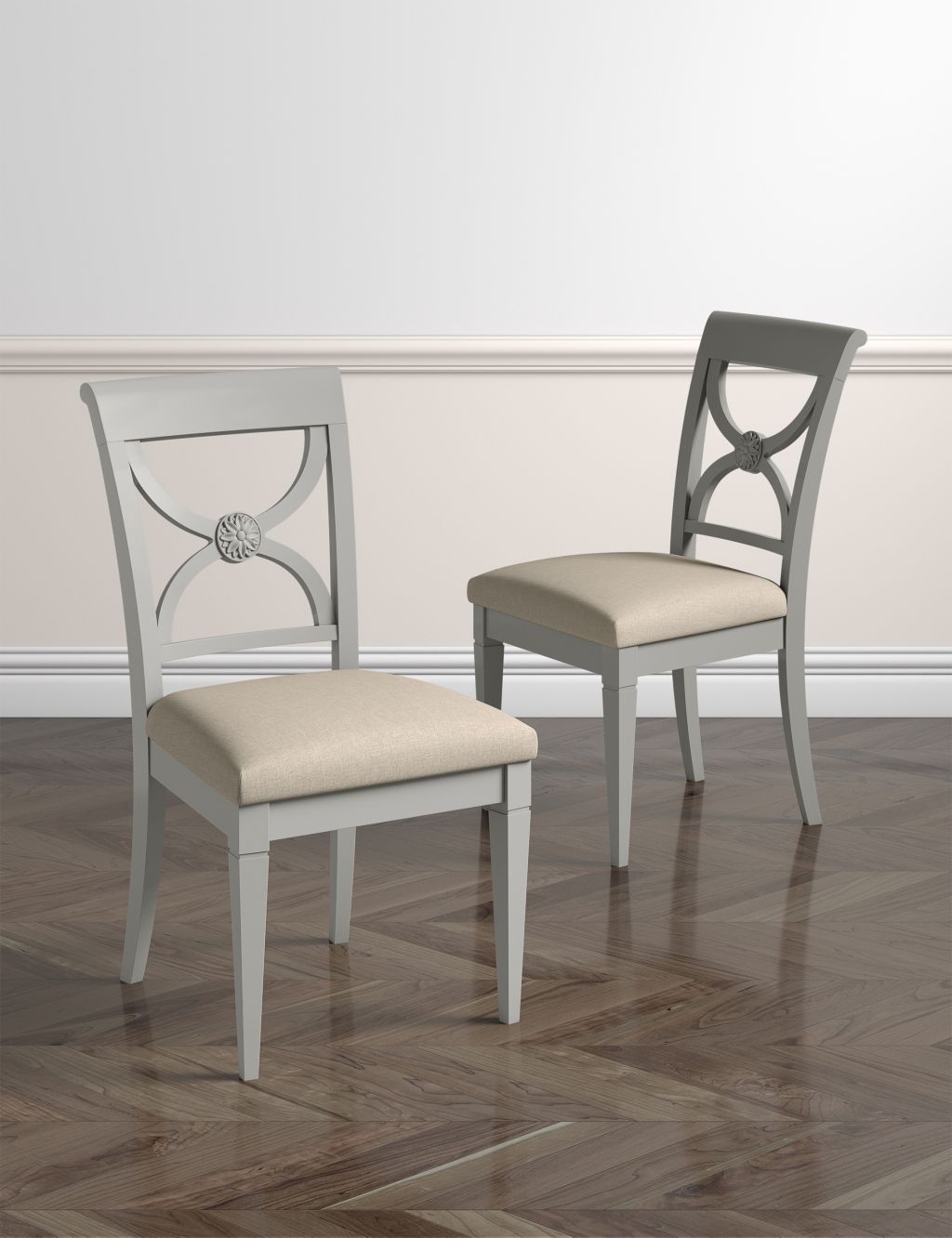 Set of 2 Darcey Dining Chairs 1 of 8