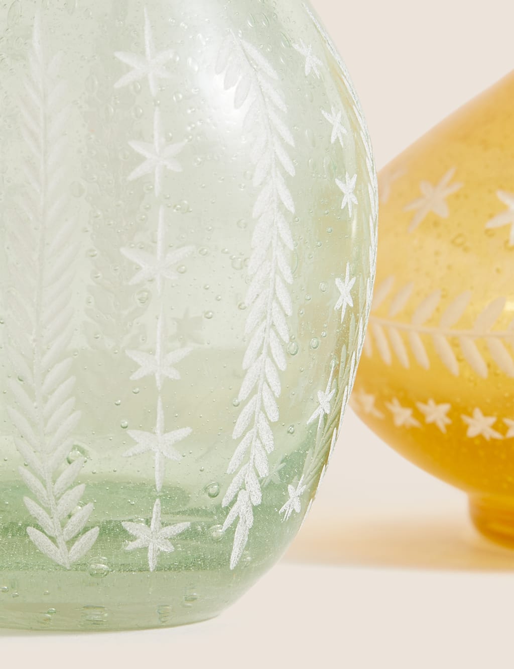 Set of 2 Engraved Bud Vases M&S Collection M&S