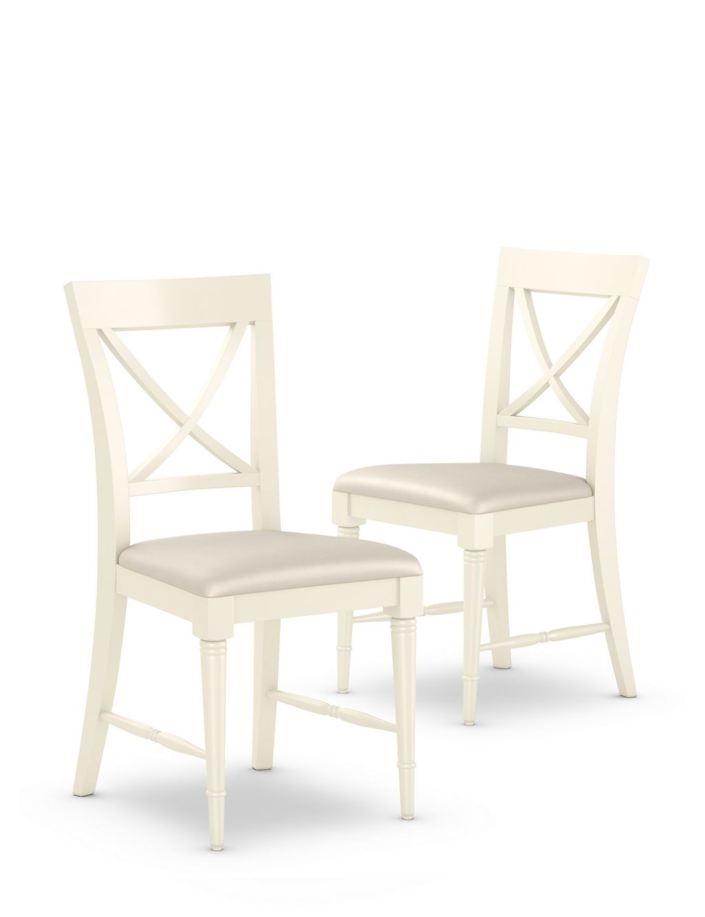 Set of 2 Greenwich Ivory Dining Chairs 3 of 8