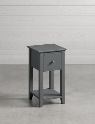 Set Of 2 Hastings Dark Grey Compact Bedside Tables M S