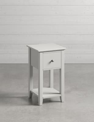 Grey small store nightstand