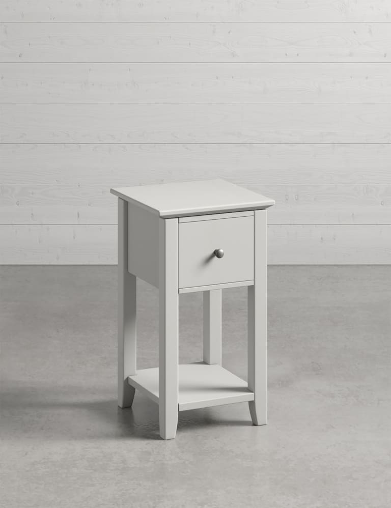 Set of 2 Hastings Grey Small Bedside Tables 1 of 9