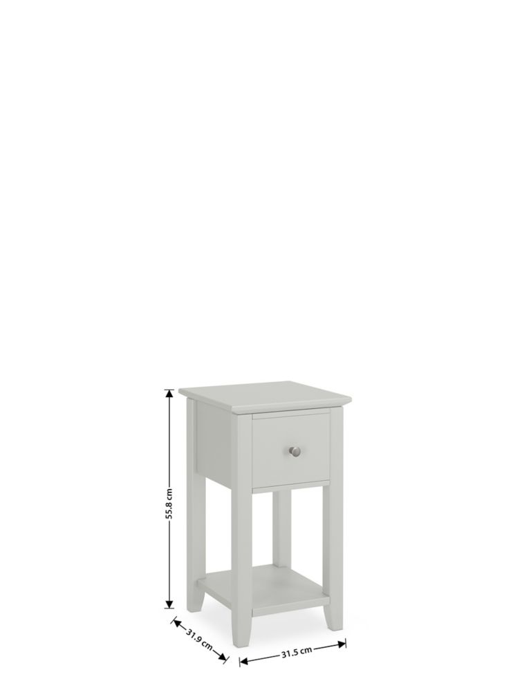 Set of 2 Hastings Grey Small Bedside Tables 8 of 9