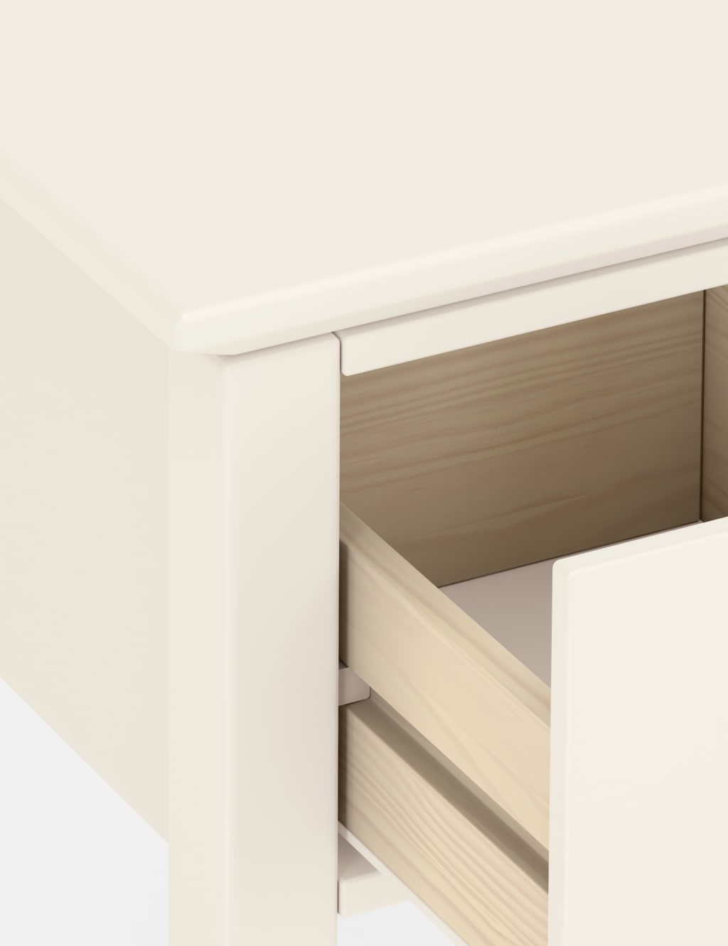 Set of 2 Hastings Ivory Small Bedside Tables M&S