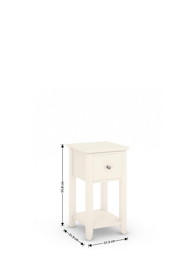 Set of 2 Hastings Ivory Small Bedside Tables 8 of 10