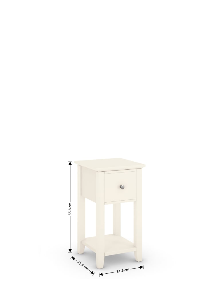 Set of 2 Hastings Ivory Small Bedside Tables M&S