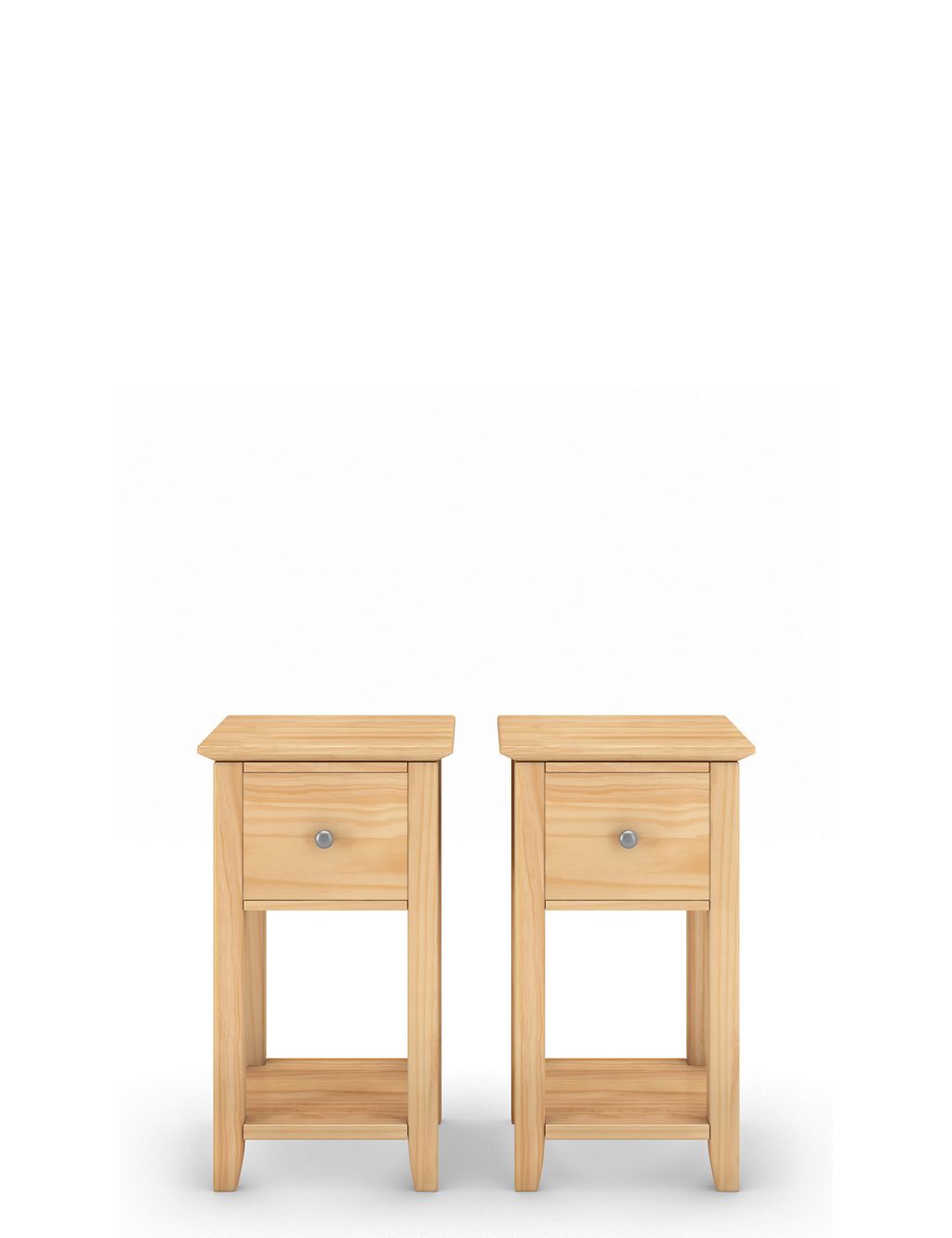 Set of 2 Hastings Light Natural Small Bedside Tables 3 of 9