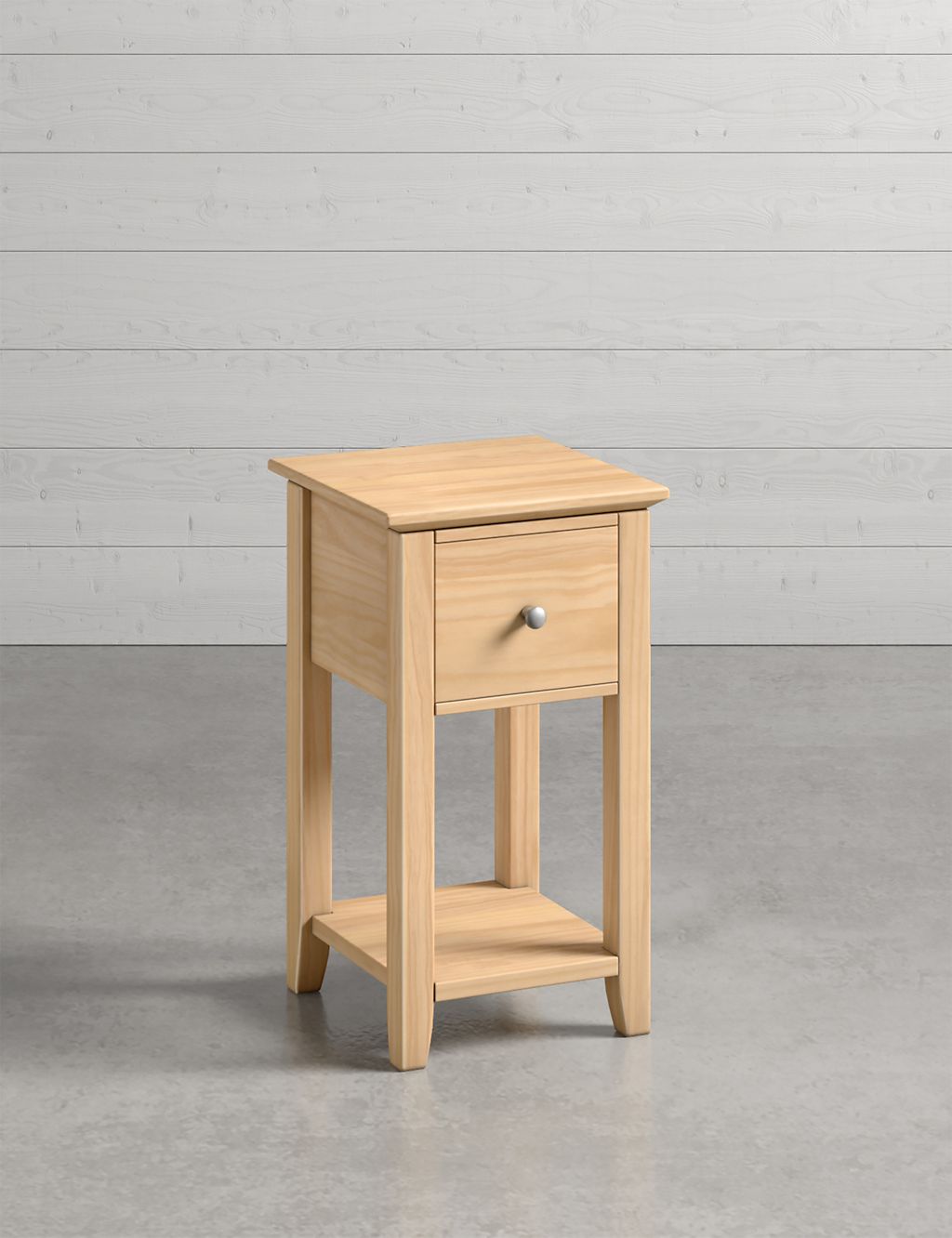 Set of 2 Hastings Light Natural Small Bedside Tables 1 of 9