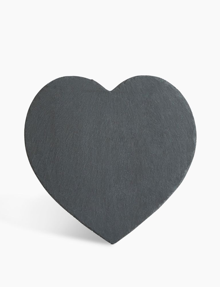 Set of 2 Heart Slate Placemats 3 of 3