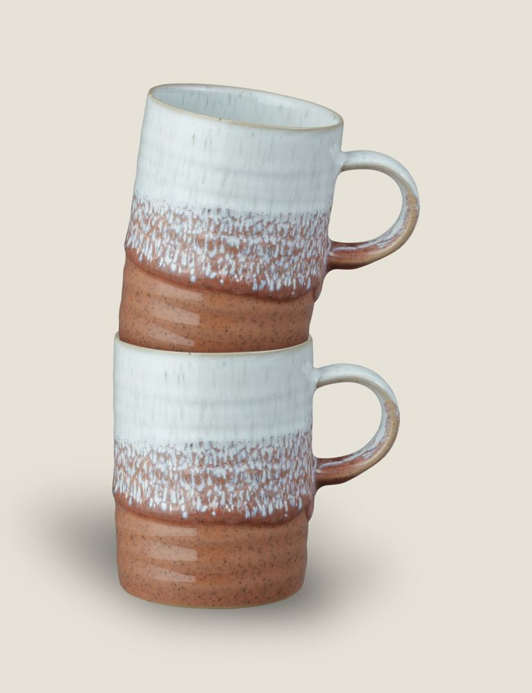 Set of 2 Kiln Accents Rust Mugs 3 of 5