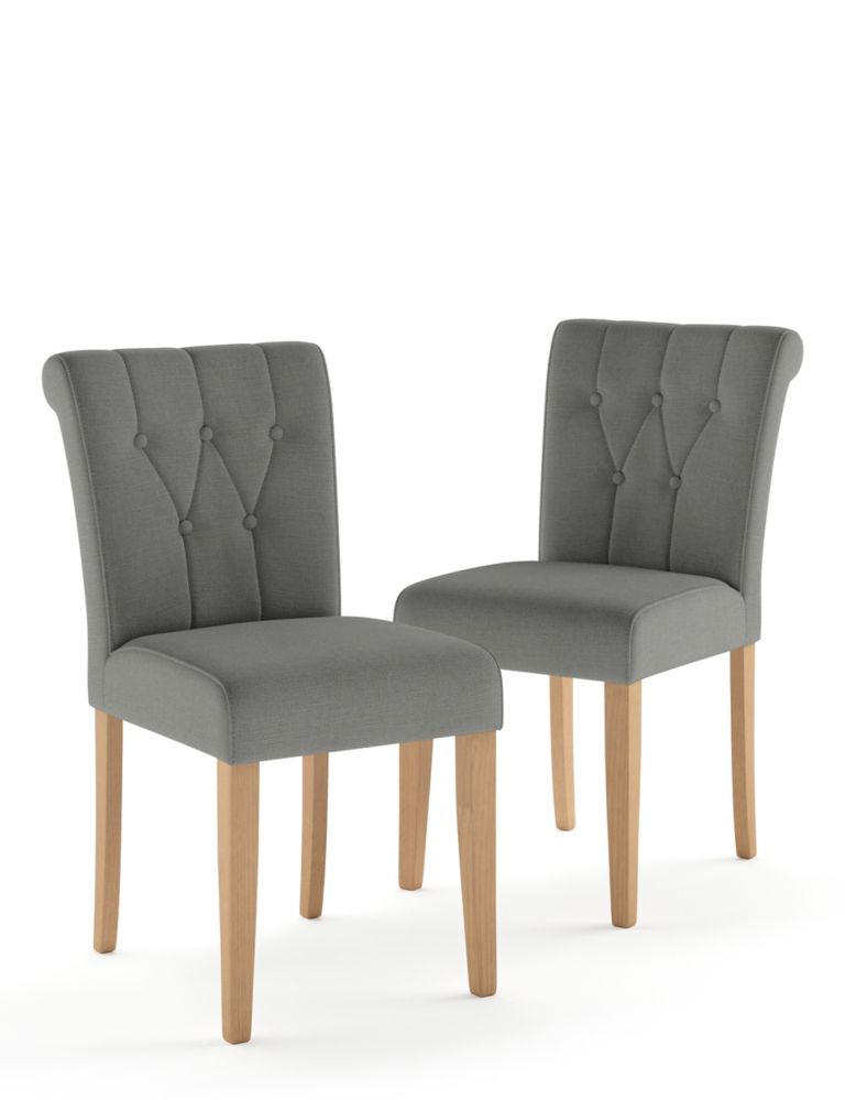 Set of 2 Langley Dining Chairs 2 of 7