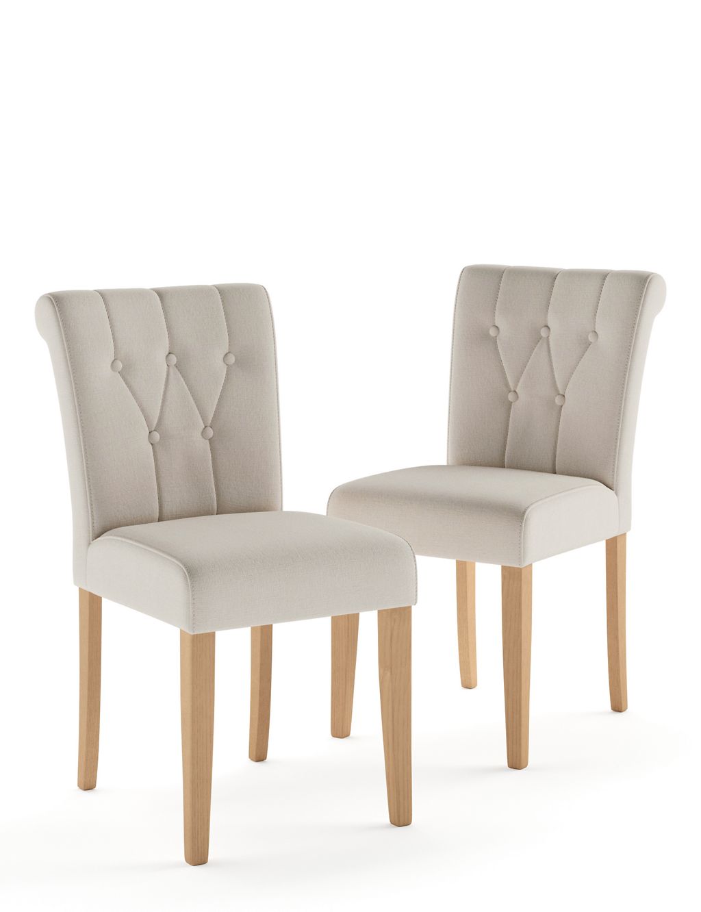 Set of 2 Langley Dining Chairs 1 of 7