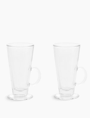 Set of 2 Latte Glasses Image 2 of 3