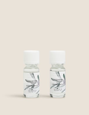 Set of 2 Lavender & Chamomile Fragrance Oils Signature M&S