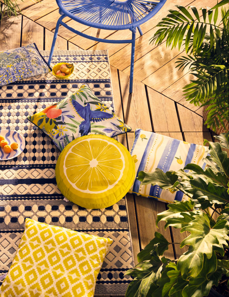 Set of 2 Lemon Outdoor Cushions M&S Collection M&S