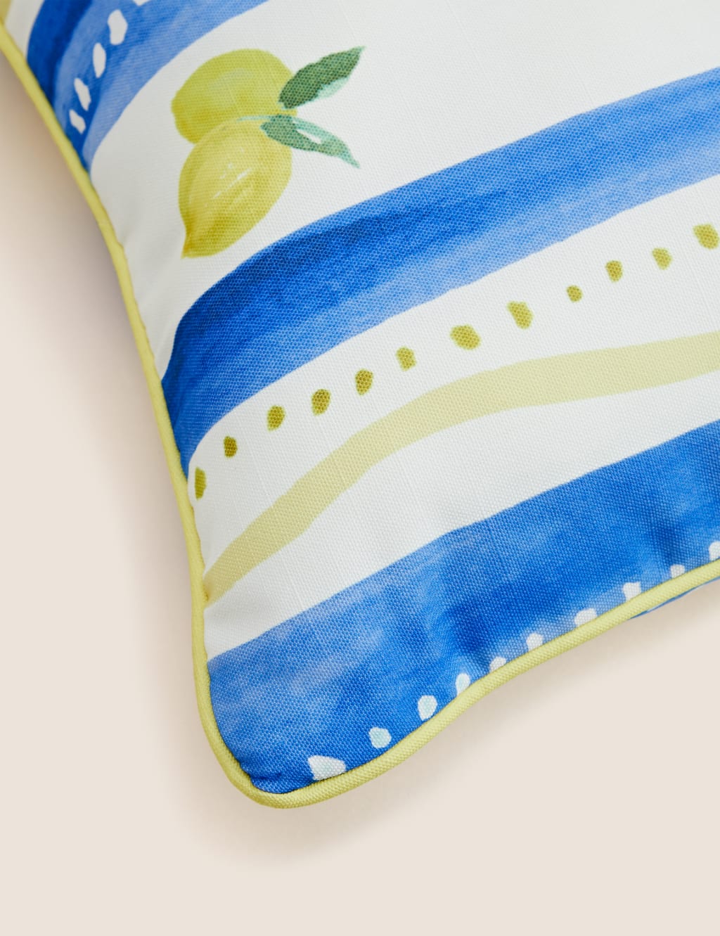 Set of 2 Lemon Outdoor Cushions M&S Collection M&S