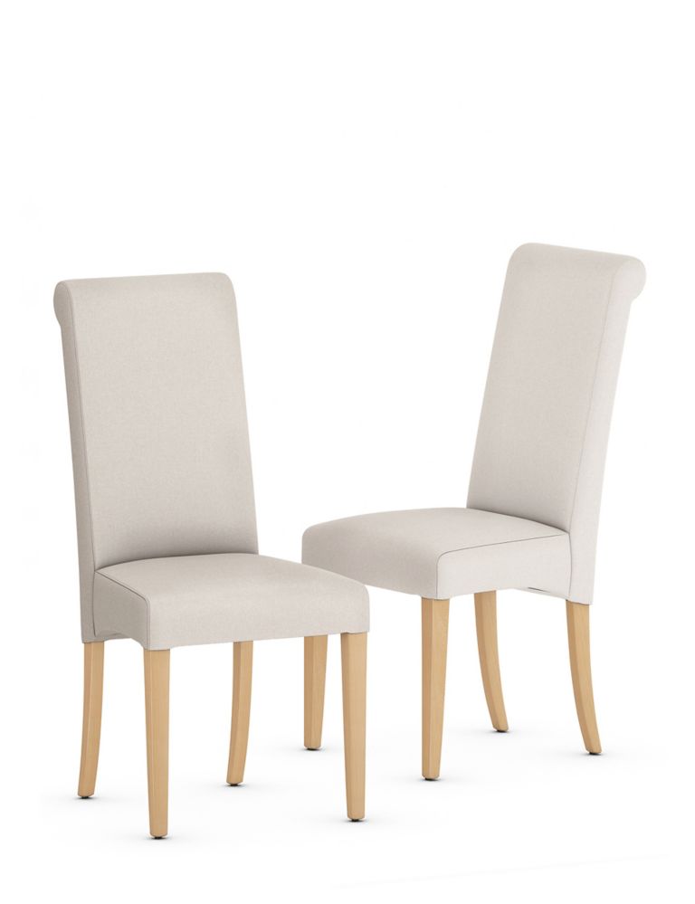 Set of 2 Leone Dining Chairs 1 of 6