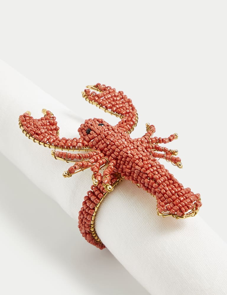 Set of 2 Lobster Napkin Rings