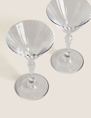 Set of 2 Martini Glasses Image 2 of 3