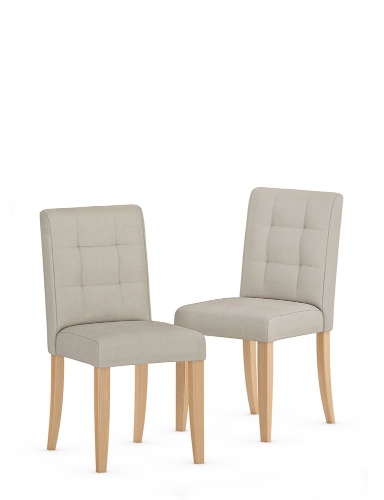 Set of 2 Milton Pinched Back Dining Chairs 2 of 7