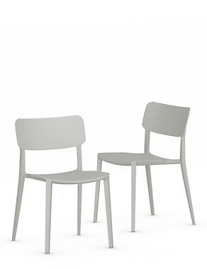Set of 2 Modern Dining Chairs Image 2 of 7
