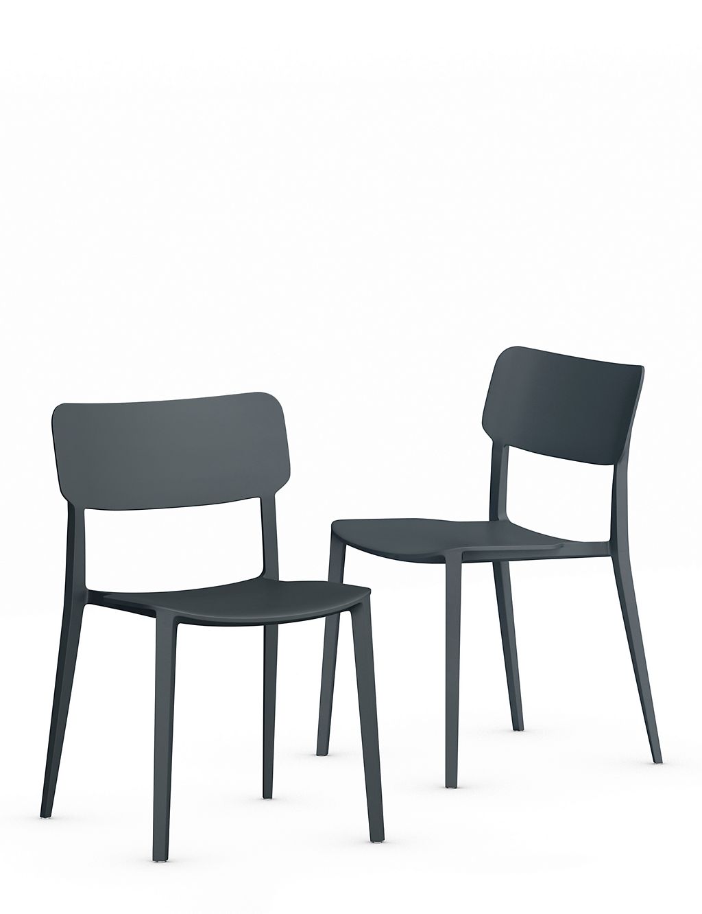 Set of 2 Modern Dining Chairs 3 of 6