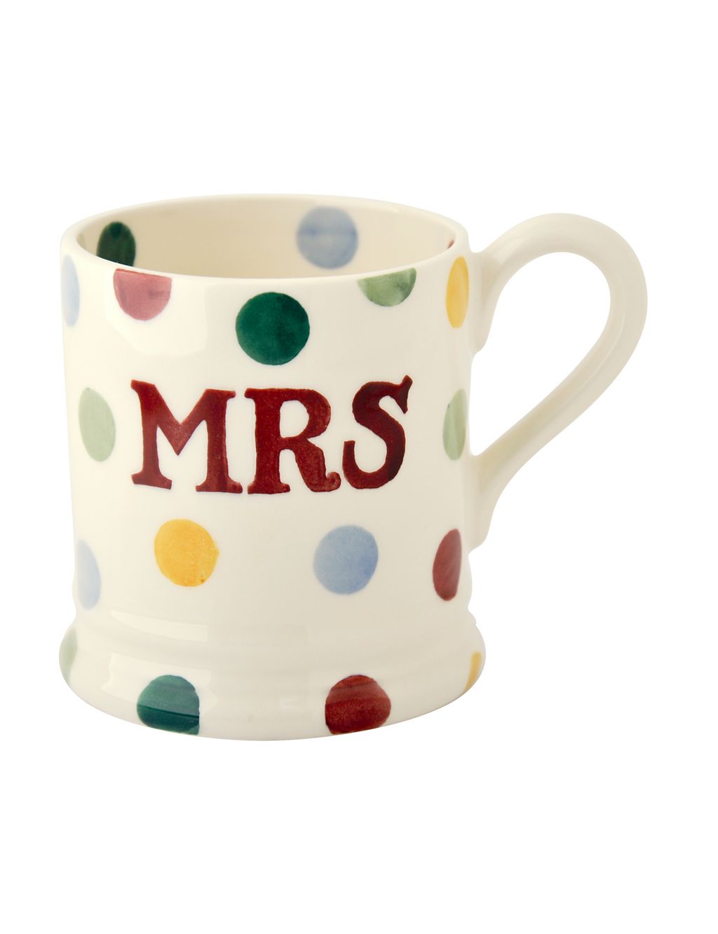 Set of 2 Mr & Mrs Polka Dot Mugs 4 of 5