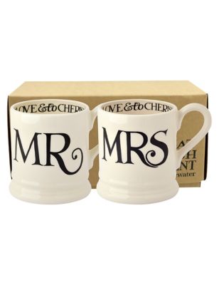 Set of 2 Mr & Mrs Toast Mugs Image 2 of 3