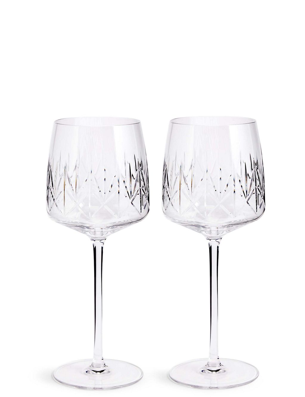 Set of 2 Nouveau Wine Glasses 1 of 5