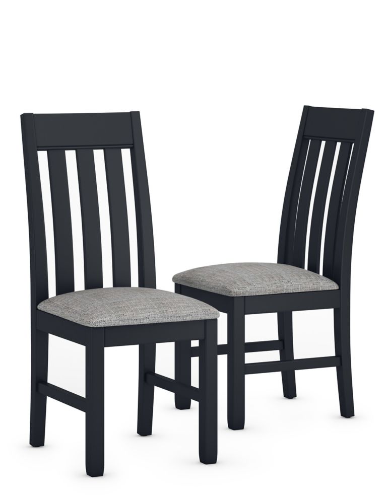 Set of 2 Padstow Padded Dining Chairs 2 of 8