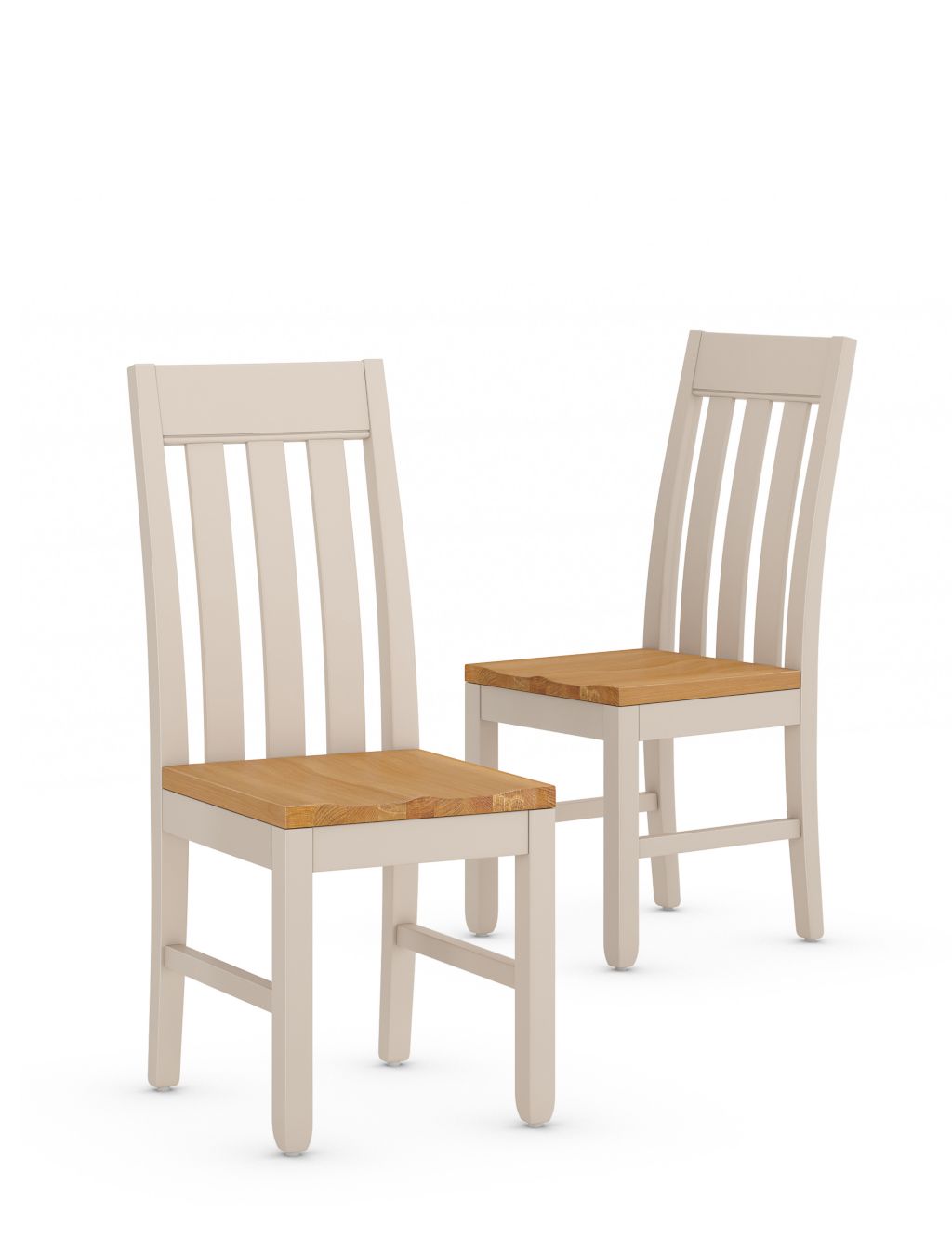 Set of 2 Padstow Putty Dining Chairs 3 of 8