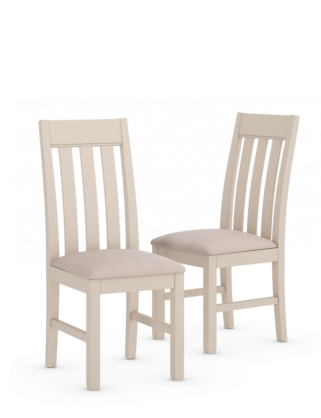 Set of 2 Padstow Putty Dining Chairs 3 of 10