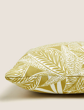 Set of 2 Palm Print Outdoor Cushions Image 2 of 10