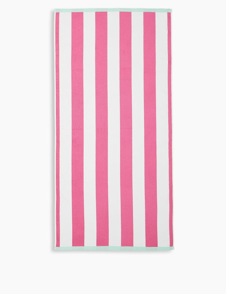 Set of 2 Pure Cotton Striped Beach Towels M&S