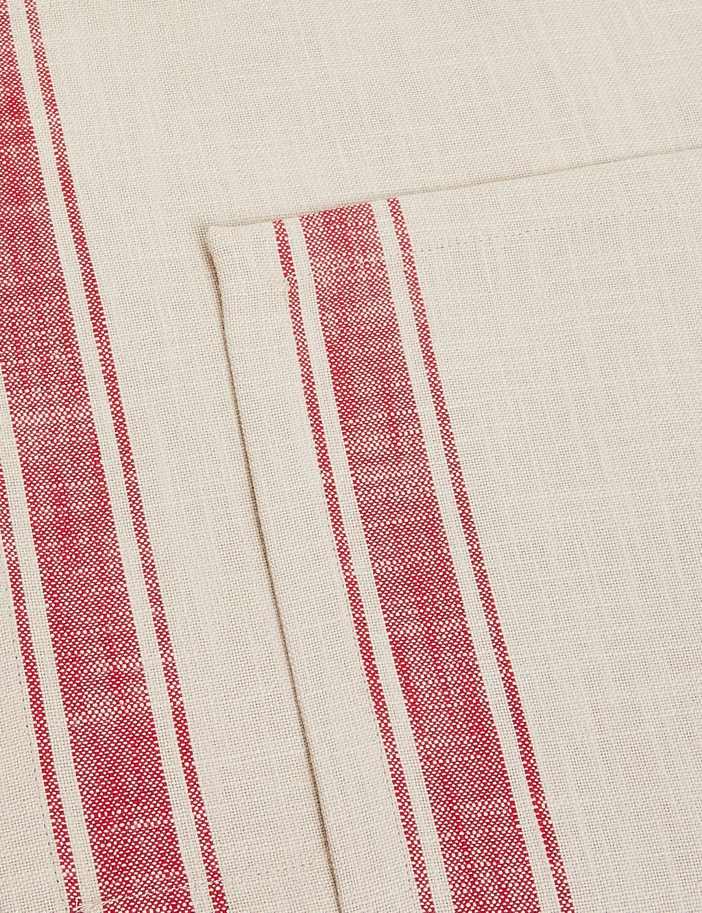 Set of 2 Pure Cotton Striped Placemats 2 of 3