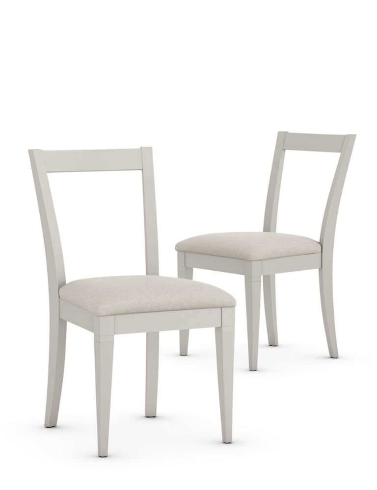 Set of 2 Sandbanks Dining Chairs 1 of 5