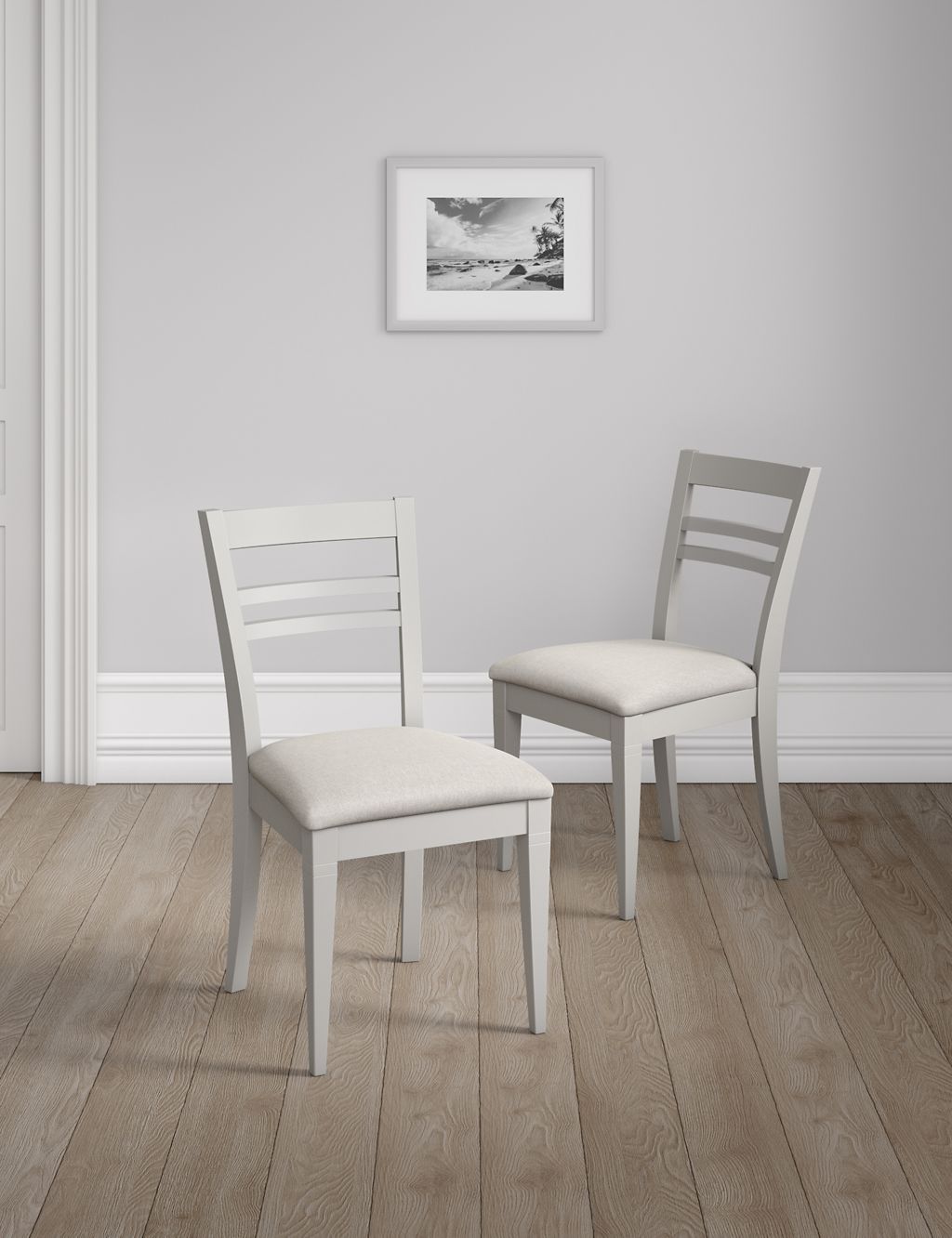 Set of 2 Sandbanks Dining Chairs 1 of 6
