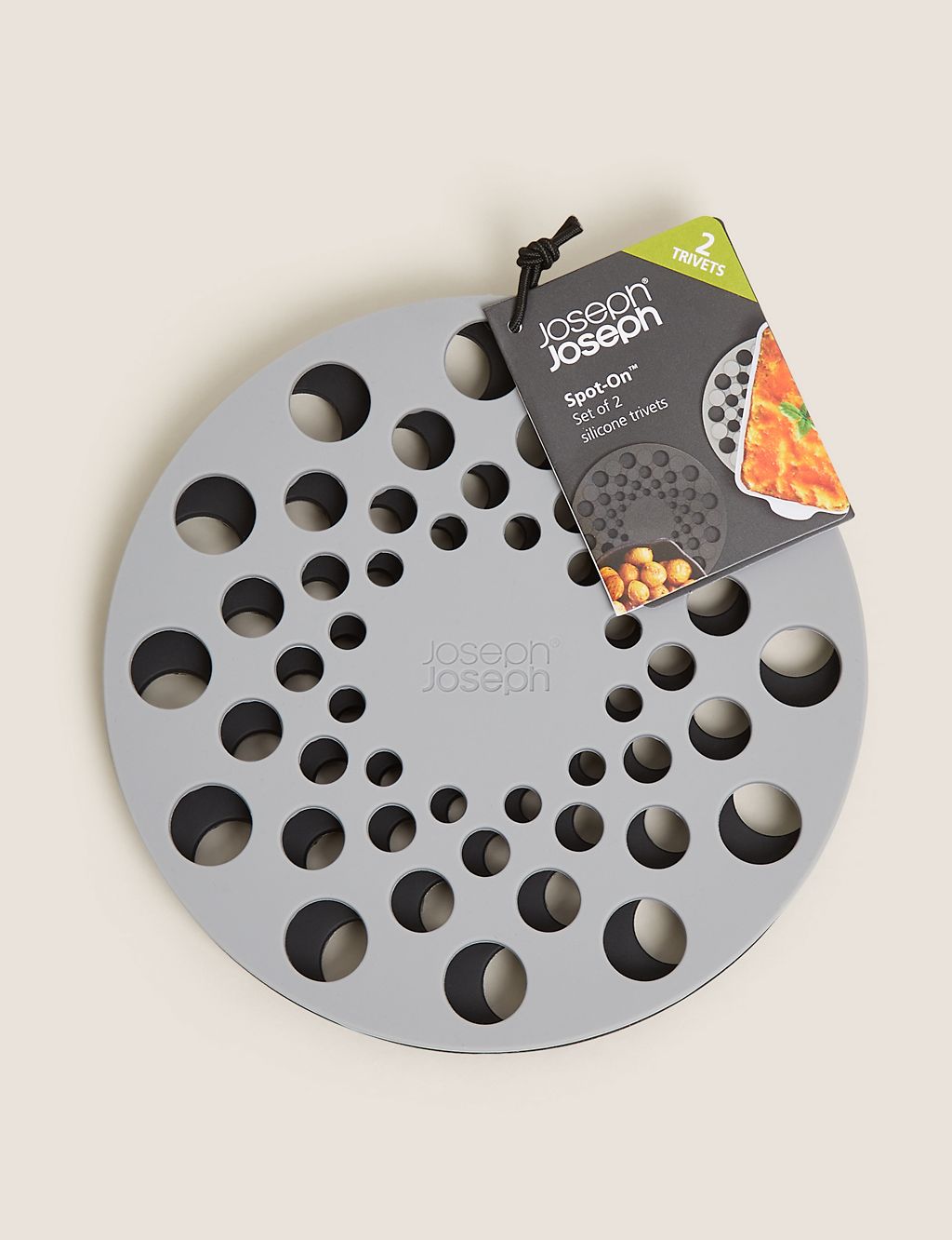 Set of 2 Spot-On Silicone Trivets 2 of 3