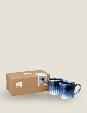 Set of 2 Studio Blue Accent Mugs Image 2 of 6