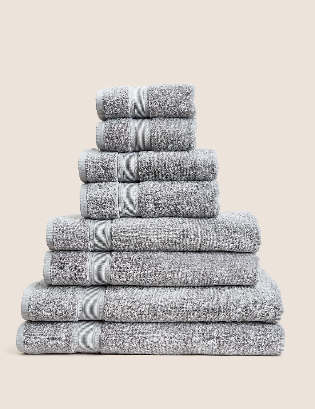 Set of 2 Super Soft Antibacterial Towels M&S Collection M&S