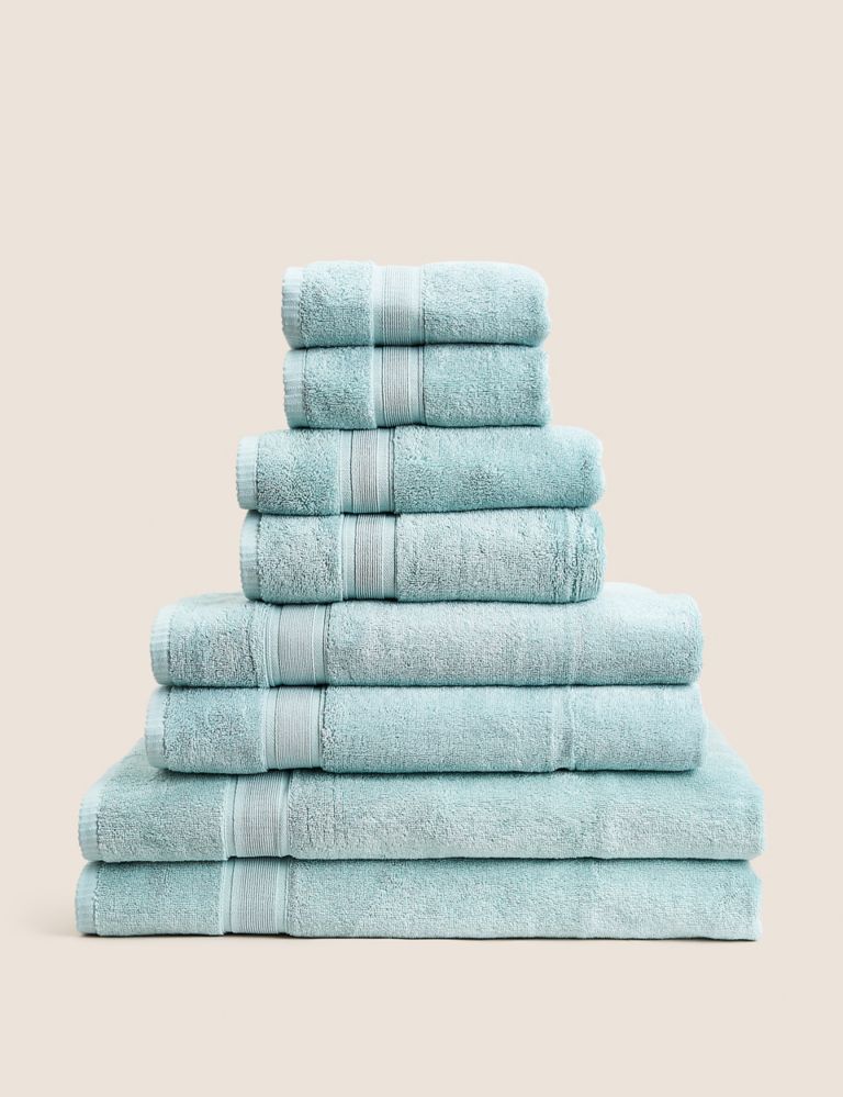 Set of 2 Super Soft Pure Cotton Towels 1 of 5