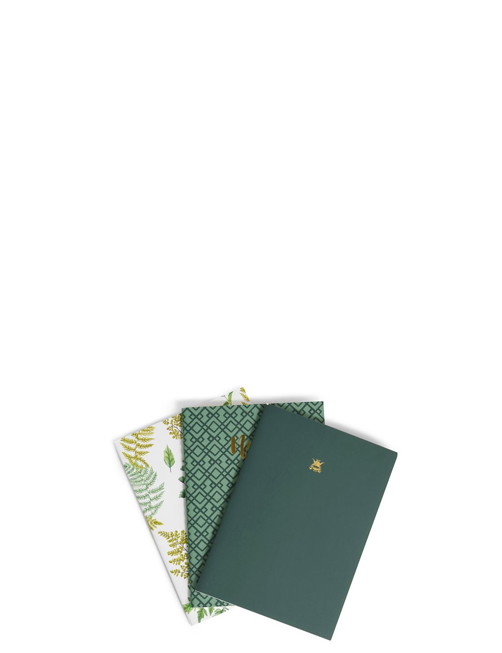 Set of 3 A6 Botanical Print Notebooks 5 of 5