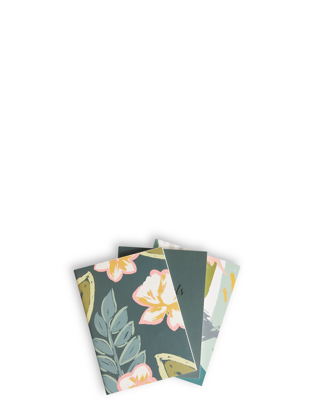 Set of 3 A6 Floral Print Notebooks 3 of 4