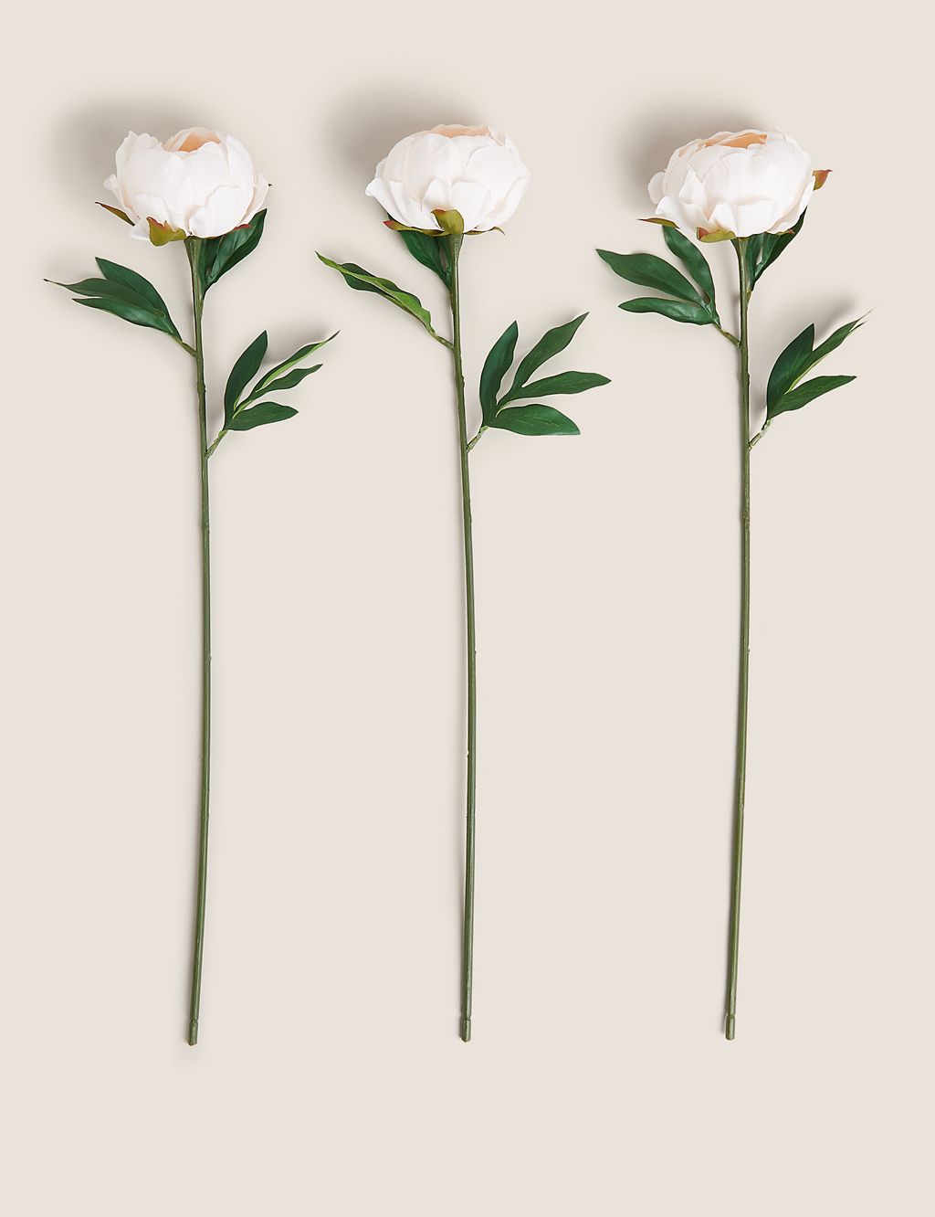 Set of 3 Artificial Closed Peonies 3 of 5