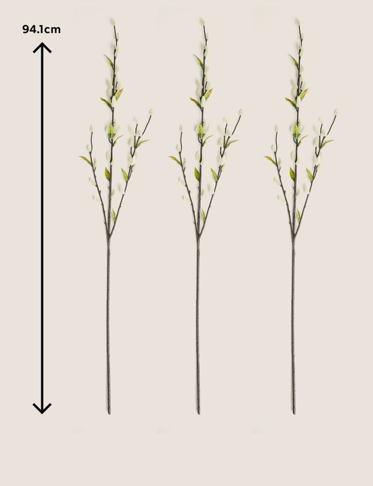 Set of 3 Artificial Willow Single Stems 5 of 5